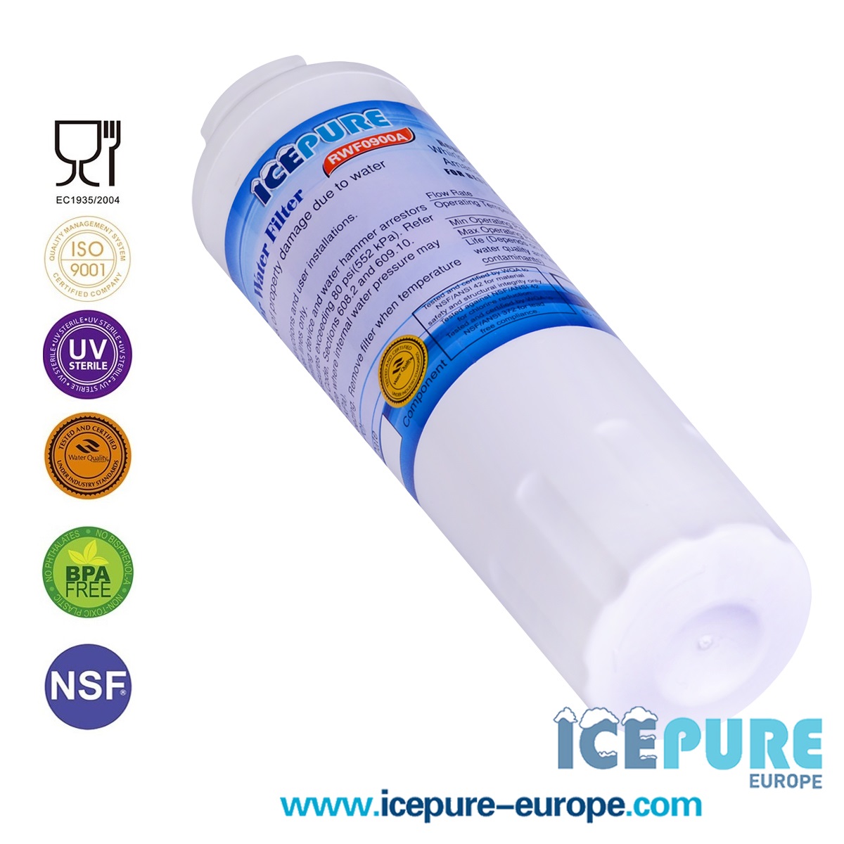 Icepure Wasserfilter geeignet für Liebherr UKF8001