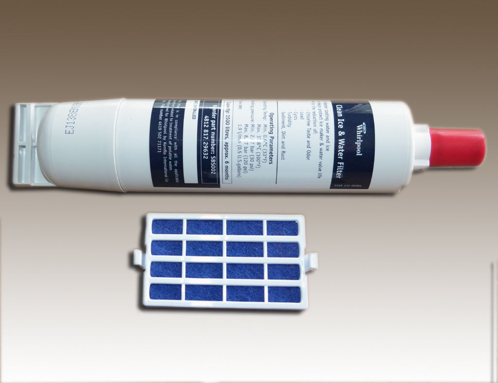 Bauknecht Wasserfilter SBS200 + HYG001 Antibakterieller Luftfilter