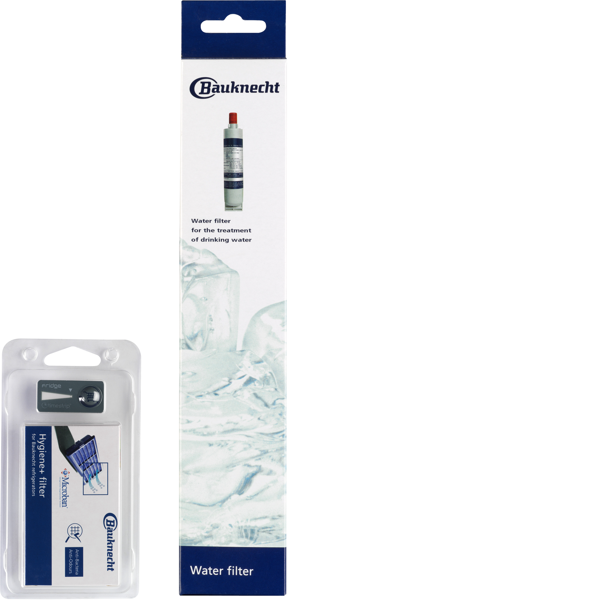 Bauknecht Wasserfilter SBS200 + HYG001 Antibakterieller Luftfilter