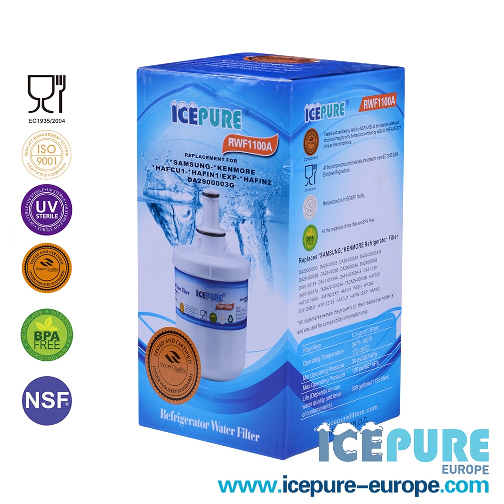 Alapure Wasserfilter geeignet für Samsung DA29-00003G / HAFIN2