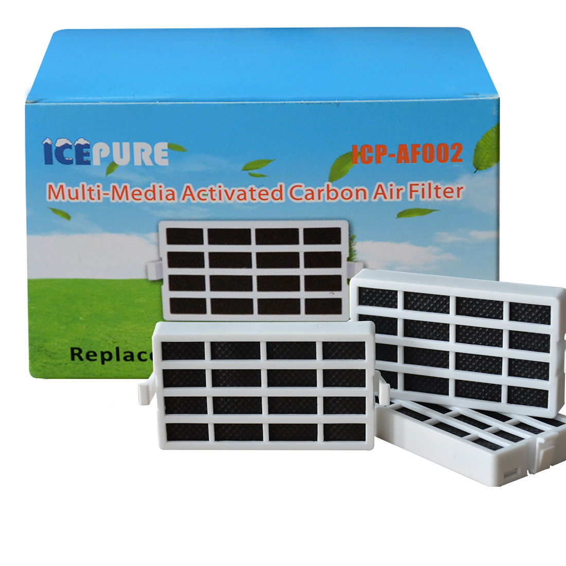 Alapure Luftfilter passend für Whirlpool und Bauknecht Microban ANT001 / HYG001 (3 St.)