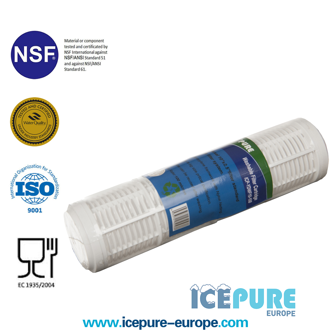 Alapure Waschbarer Filter ALA-YDWF10-100