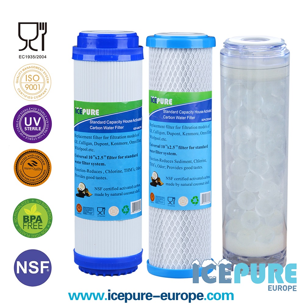 Anti-Kalk-Wasserfilterset für das ganze Haus