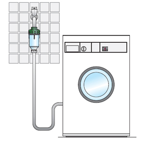 Alapure Waschmaschinenfilter Anti-Kalk-Filter ALA-SILICO-03