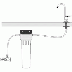 Eingebautes Modell WFS-D808 Keramik-Filtersystem