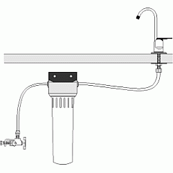 Eingebautes WFS-D810 Doppel-Keramik-Filtersystem W9380030 Fluorid Eingebautes WFS-D810 Doppel-Keramik-Filtersystem W9380030 Fluorid