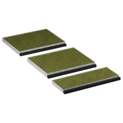 Alapure CleanAir Plus Kohlefilter passend für Siemens LZ11BKB16 / 17008127 (3 Stück)