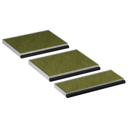 Alapure CleanAir Plus Kohlefilter passend für Siemens LZ11BKB16 / 17008127 (3 Stück)