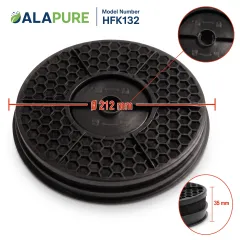 Alapure Aktivkohlefilter geeignet für Zanussi MCFE50 / EFF57F
