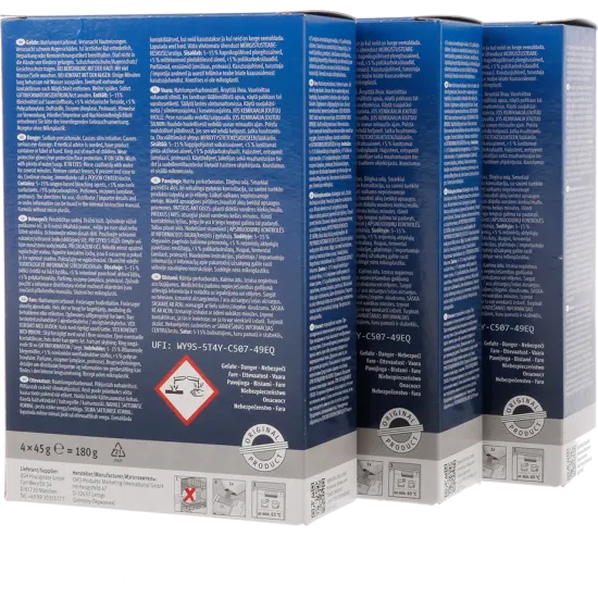 Alapure Maschinenreiniger für Geschirrspüler geeignet für Bosch 00312485 - 12x50g