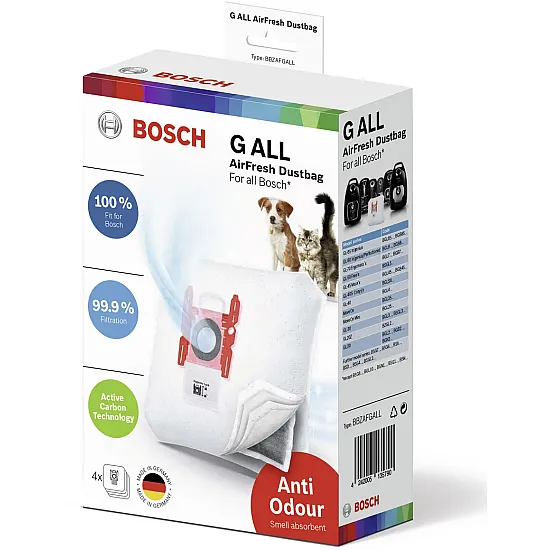 Bosch Staubsaugerbeutel - Typ G all- 4 Stück 17002915 Bosch Staubsaugerbeutel - Typ G all- 4 Stück 17002915