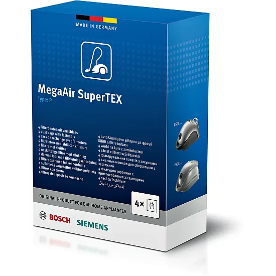 Bosch Staubsaugerbeutel Typ P BBZ41FP / VZ41AFP 00468264 Bosch Staubsaugerbeutel Typ P BBZ41FP / VZ41AFP 00468264