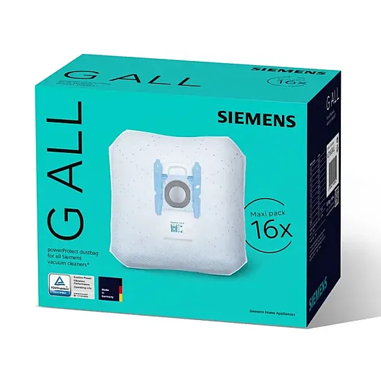 Siemens PowerProtect Staubsaugerbeutel Typ G ALL (16 Stk.) Siemens PowerProtect Staubsaugerbeutel Typ G ALL (16 Stk.)