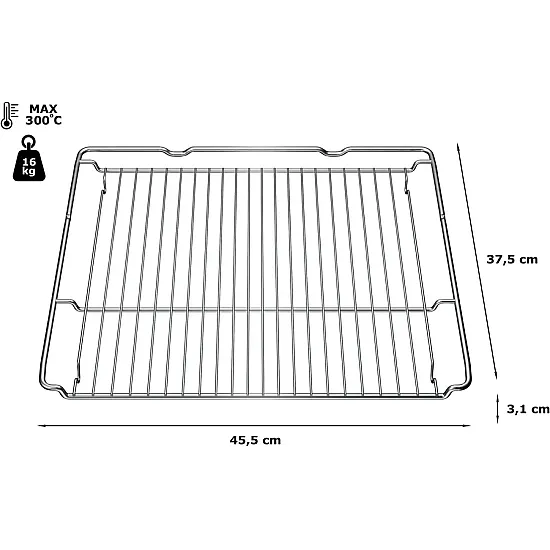 Bosch Universal-Back- und Bratrost für Backöfen 00577170 Bosch Universal-Back- und Bratrost für Backöfen 00577170