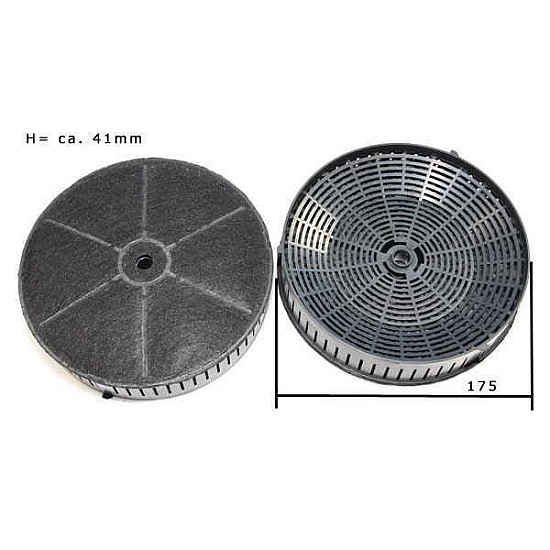 Alapure Aktivkohlefilter geeignet für Smeg 693410789 / KITFC500 (2 Stück) Alapure Aktivkohlefilter geeignet für Smeg 693410789 / KITFC500 (2 Stück)