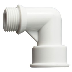 Anschlussadapter für Duschfilter Weiß