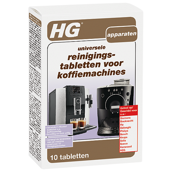 HG Universal-Reinigungstabletten für Kaffeemaschinen