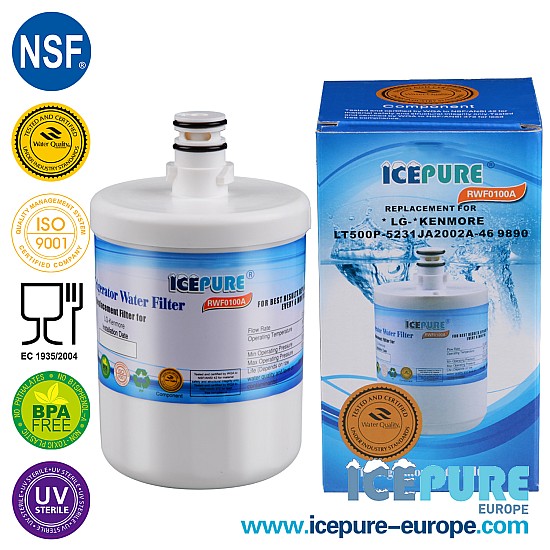 Smeg Wasserfilter Premium Filter / 5231JA2002A / LT500P / AK100V von Icepure RWF0100A