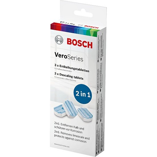 Bosch Vero Serie Entkalkungstabletten 2-in-1 00312093 / TCZ8002A / 00576694