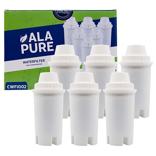 Brita Classic von Alapure CWF1002 Wasserfilter 6er-Pack