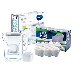 Brita Wasserfilterkanne 1021884 Fill & Enjoy Style inklusive 6 Alapure Maxtra+ Filter Brita Wasserfilterkanne 1021884 Fill & Enjoy Style inklusive 6 Alapure Maxtra+ Filter