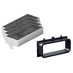 Alapure CleanAir Aktivkohlefilter Set geeignet für Gaggenau 17007113 / CA082010 Alapure CleanAir Aktivkohlefilter Set geeignet für Gaggenau 17007113 / CA082010