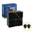 Alapure Filter passend für AEG Regenerativ-Kohlefilter Combohob 4055380481
