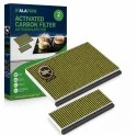 Alapure CleanAir Plus Aktivkohlefilter geeignet für Bosch 11041790 / DWZ0AK0A0 mit Anti-Fish