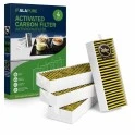 Alapure HFK022 Geeignet für Bosch CleanAir 17007505 / 17004796 / HEZ9VRCR0 Aktivkohlefilter mit Anti-Fish