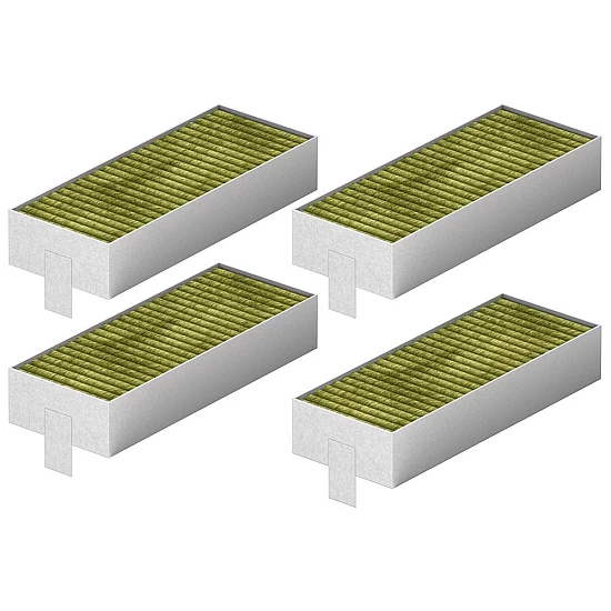 Alapure CleanAir Plus Kohlefilter passend für Neff N70 / N90 (4 Stück) Alapure CleanAir Plus Kohlefilter passend für Neff N70 / N90 (4 Stück)
