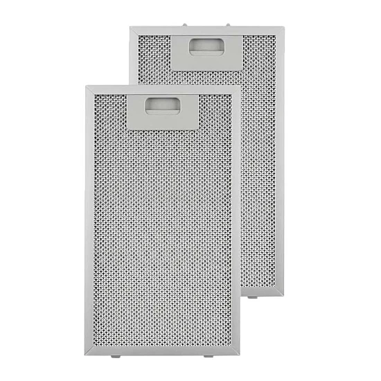 Alapure Metallfilter geeignet für Klarstein 10032228 185x318mm