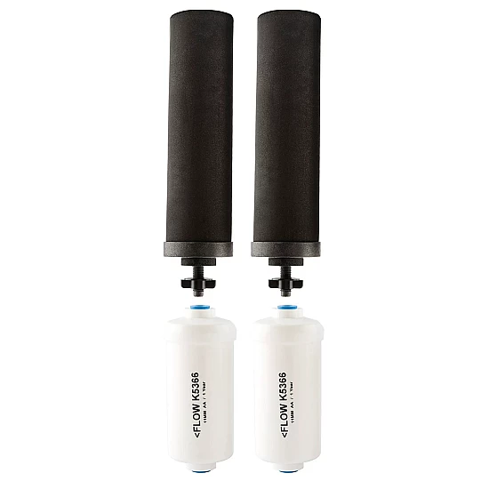 Black Berkey Wasserfilterelemente + Berkey PF-2 Black Berkey Wasserfilterelemente + Berkey PF-2