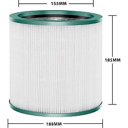 Alapure HEPA-Filter geeignet für Dyson TP03 / TP02 / TP01 / BP01 / 967089-17