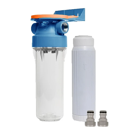 10-Zoll-Filtergehäuse-Set mit Eisenfilter 10-Zoll-Filtergehäuse-Set mit Eisenfilter
