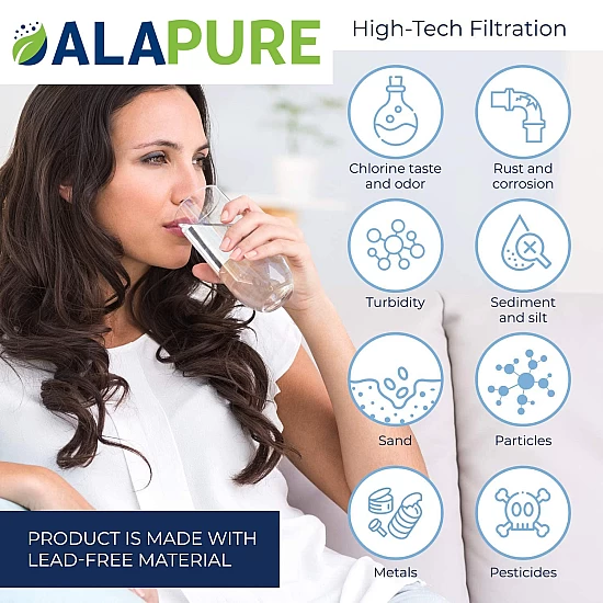 Alapure Wasserfilter geeignet für ZeroWater CWF1003 / 4er-Pack Alapure Wasserfilter geeignet für ZeroWater CWF1003 / 4er-Pack