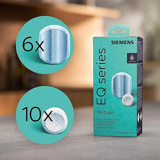 Siemens EQ Serie Multipack Entkalkungs- und Reinigungstabletten TZ80003A / 00312291