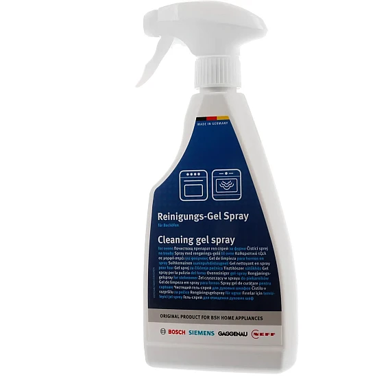 Siemens Reinigungsgel Spray geeignet für Backöfen 00312482 (500 ml) Siemens Reinigungsgel Spray geeignet für Backöfen 00312482 (500 ml)
