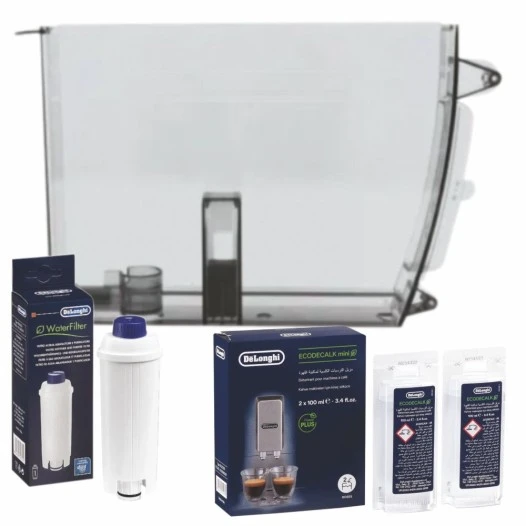 Delonghi Wartungsset Kaffeemaschine Wassertank + Wasserfilter + Entkalker AS13200250