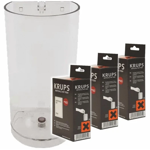 Delonghi Pflegeset Kaffeemaschine Wassertank + 3x Entkalkungsset ES0098799