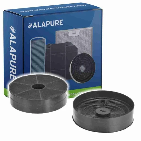 Alapure Aktivkohlefilter geeignet für Indesit C00298188 (2 Stück)