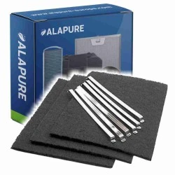 Alapure Aktivkohlefilter geeignet für DeDietrich 79X8361 / AK204AE1 (3 Stück)