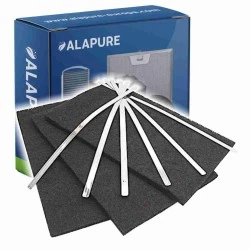 Alapure Aktivkohlefilter geeignet für Brandt AS0062460 (3 Stück)