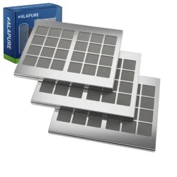 Alapure Regenerierbarer Kohlefilter passend für Bosch 17004034 / DIZ0JX0P0 (3 Stück)
