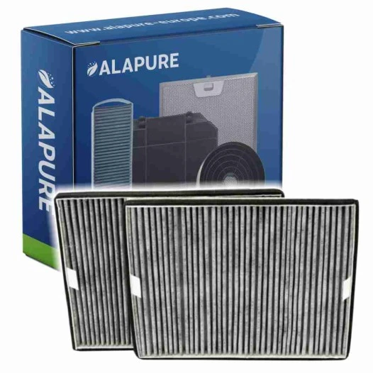 Alapure HFK4560 Kompatibel mit Miele Kohlefilter DKF16-P / 7932320 (2 Stück)