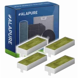 Alapure CleanAir Plus Kohlefilter passend für Bosch Serie 4 / Serie 6 / Serie 8 (4 Stück)