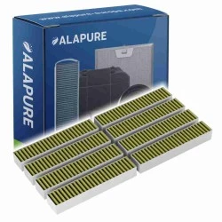 Alapure HFK025 CleanAir Plus Aktivkohlefilter geeignet für 17005507 / 17005512 / AA200100 / LZ21WWB16 (8 St)