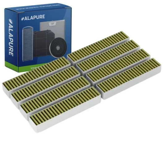Alapure CleanAir Plus Aktivkohlefilter geeignet für Bosch 17005507 / LZ21WWB16 (8 St)