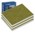 Alapure CleanAir Plus Kohlefilter passend für Neff 11034226 / 17004039 / Z52JXB1X6 (3 St.)