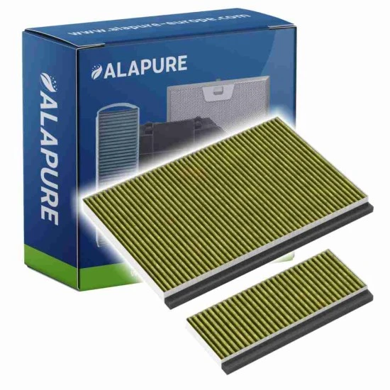 Alapure CleanAir Plus Aktivkohlefilter geeignet für Bosch 11042136 / 17005406 (Satz)