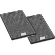Alapure HFK3975 Kompatibel mit Miele Kohlefilter DKF19-P / FWKM-1423 (2 Stück)